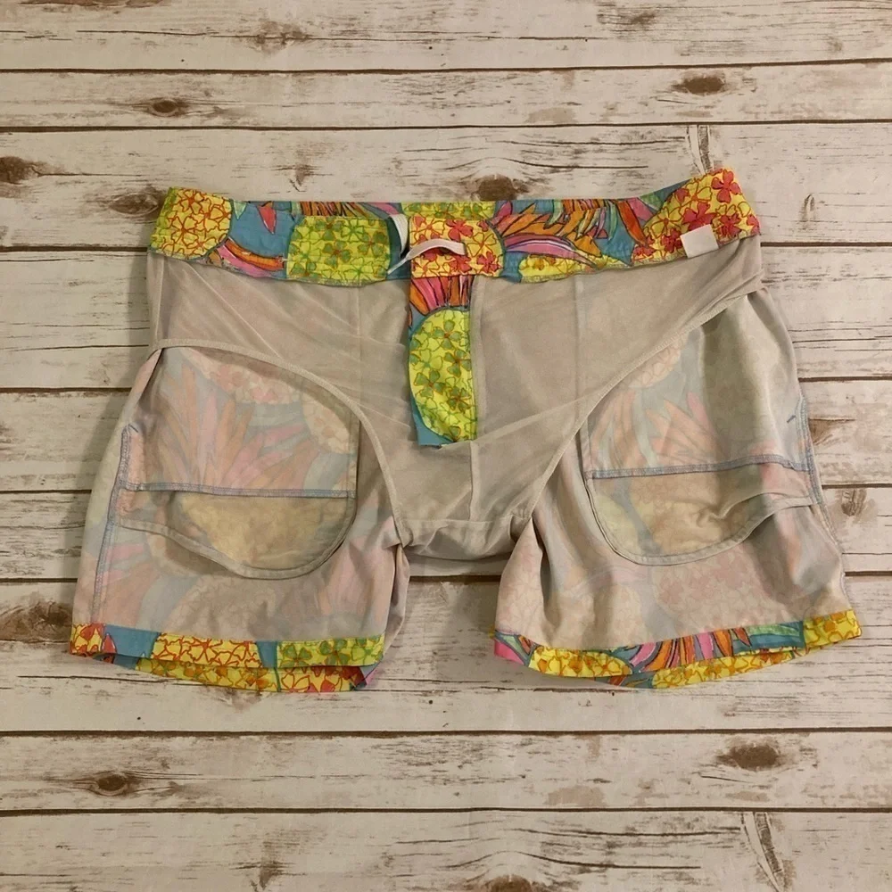 Chubbies Men’s XL Neon Pineapple Swim Trunk Shorts
